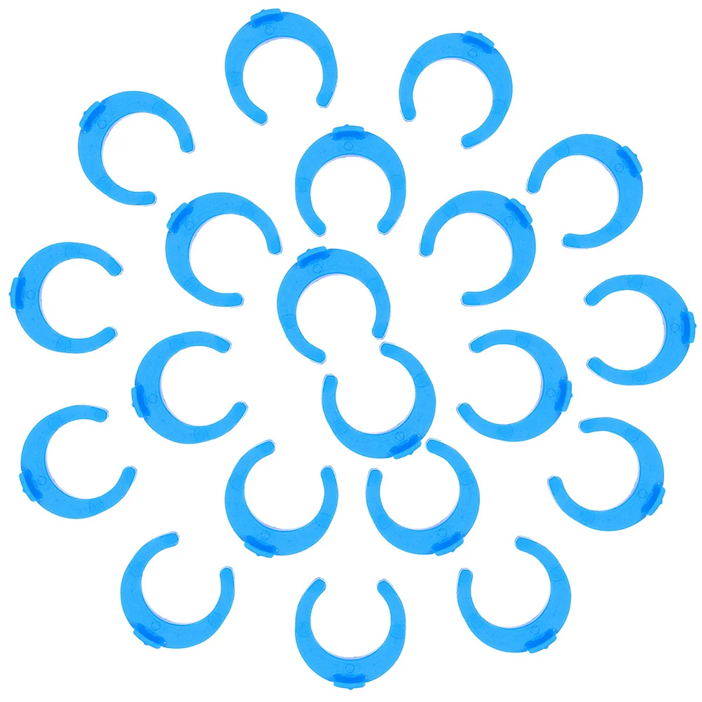 50 Pcs Through Water Purifier Buckle Filter System Clamp Plastic Tube Fittings Part