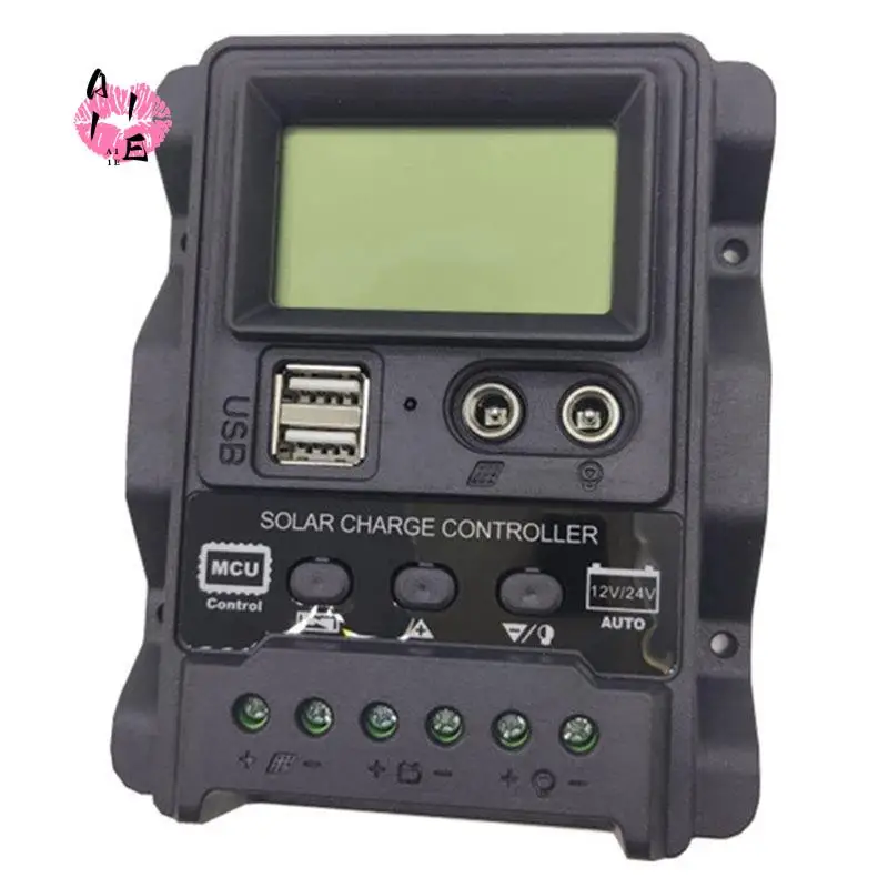 A11E-PWM Controllers, Power Off Memory Backflow Resistance Circuit Dual USB Solar Controller For Batteries (30A)