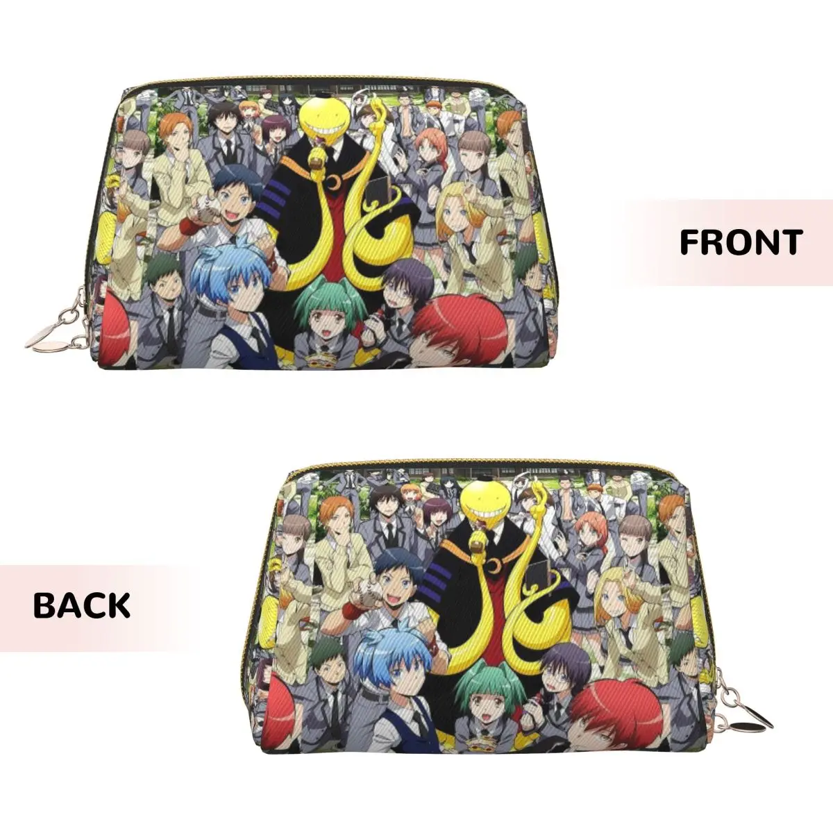 Assassination Classroom Octopus Koro Sensei Women Cosmetic Bag Travel Makeup Organizer Pouch Toiletry Storage Dopp Kit Case