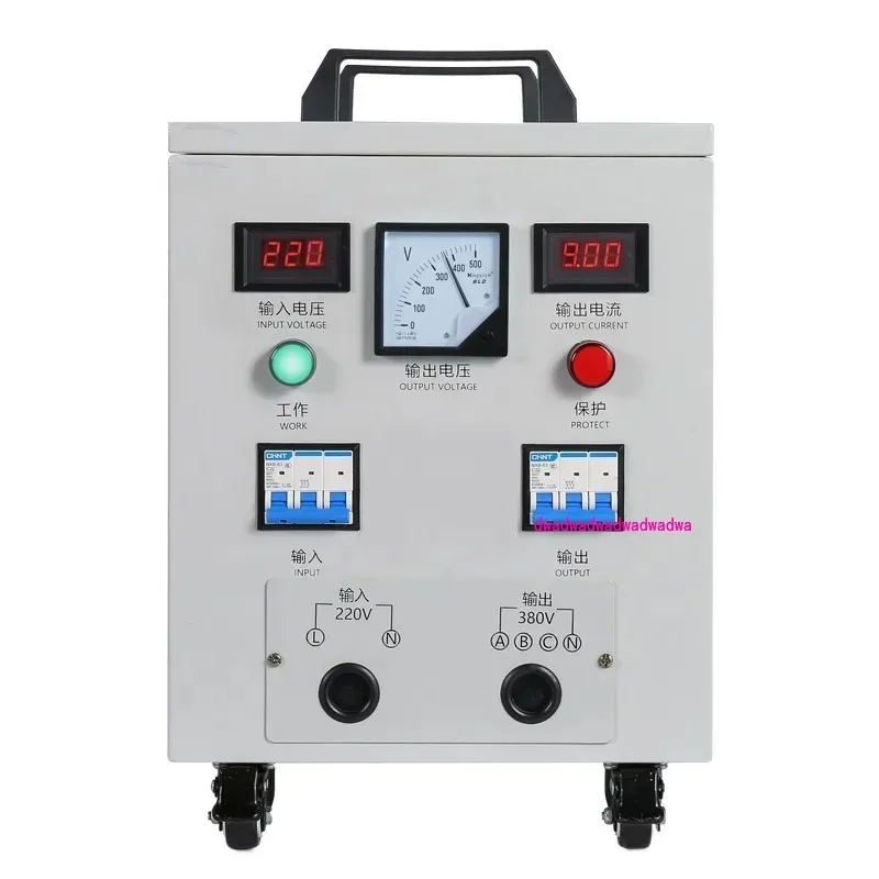 

Single Phase 220V to 3 Phase 380V IGBT Phase Inverters Converters Transformer Hot 6000W 15KW Electronic LCD AUTOTRANSFORMER 10MS