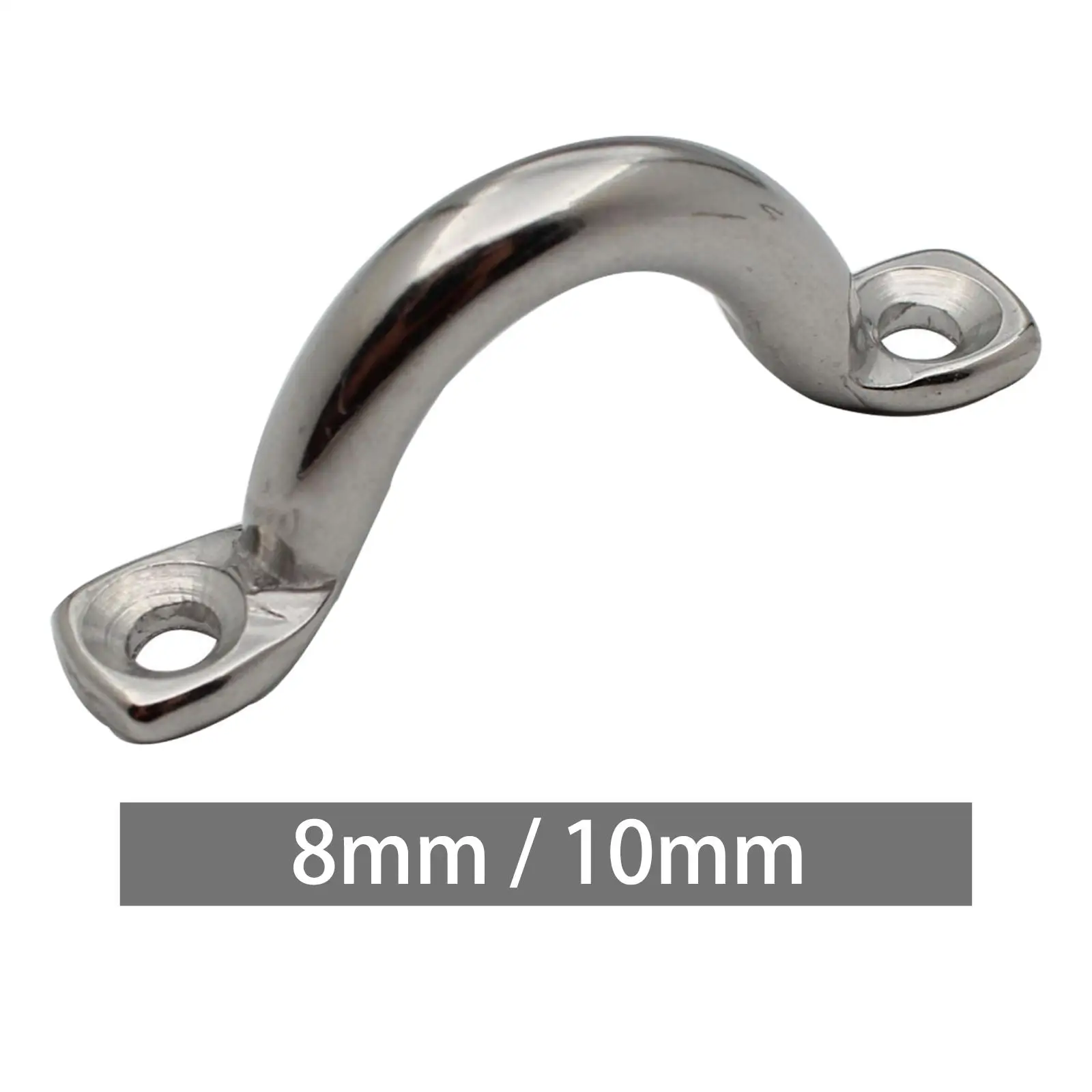 Bimini Boat Top Pad Eye Deck Loop 316 Stainless Steel Anchor Point Hardware Strap Tie Down for Rigging Yacht Bimini Top Canopy