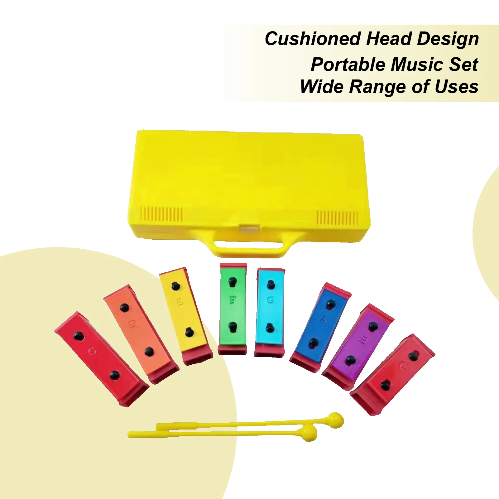 

Kids Xylophone Metal Keys Percussion Toys Diatonic Colorful Resonator Bells Xylophone For Youth Girls Toddler Classroom School