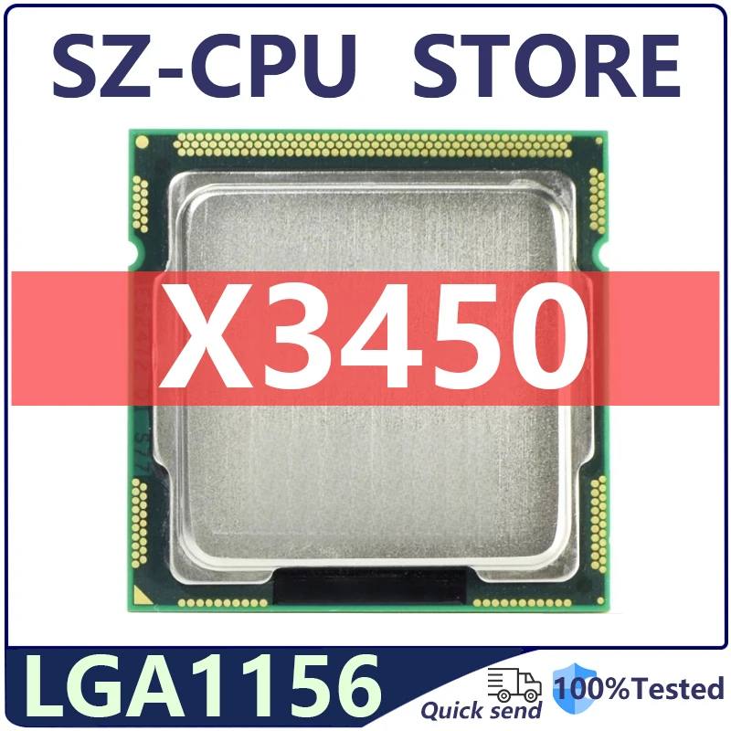 Xeon X3450 2.667 GHz SLBLD Quad-Core Eight-Thread 95W CPU Processor 8M LGA 1156