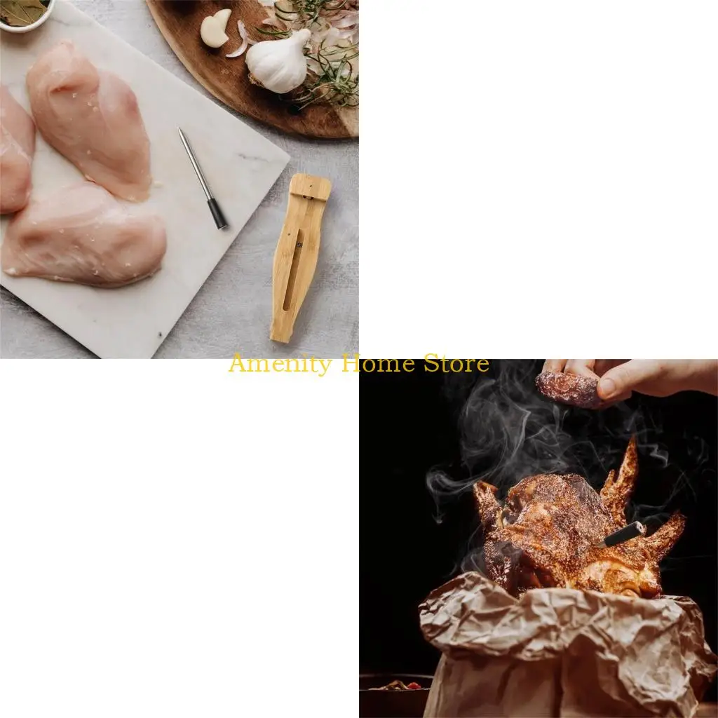 

F26C термометр для мяса, еды, стейка, беспроводной цифровой BT, аксессуары для барбекю для духовки, гриля, барбекю, с зарядной