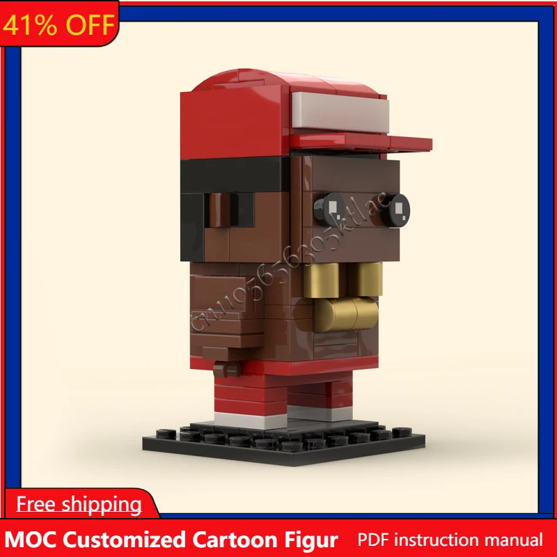 

98PCS MOC Classic Cartoon Figures Immortan Tyler Model Customize Architecture DIY Brickheaded Education Assembly Set Toys Gifts