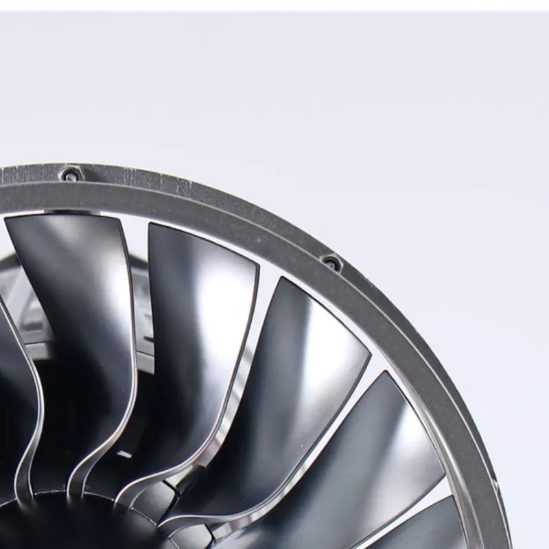 

TECHING DIY Electric Metal Aircraft Turbofan Engine Kits Unassembled Model Mechanical Art Desktop Ornament DM121 Battery