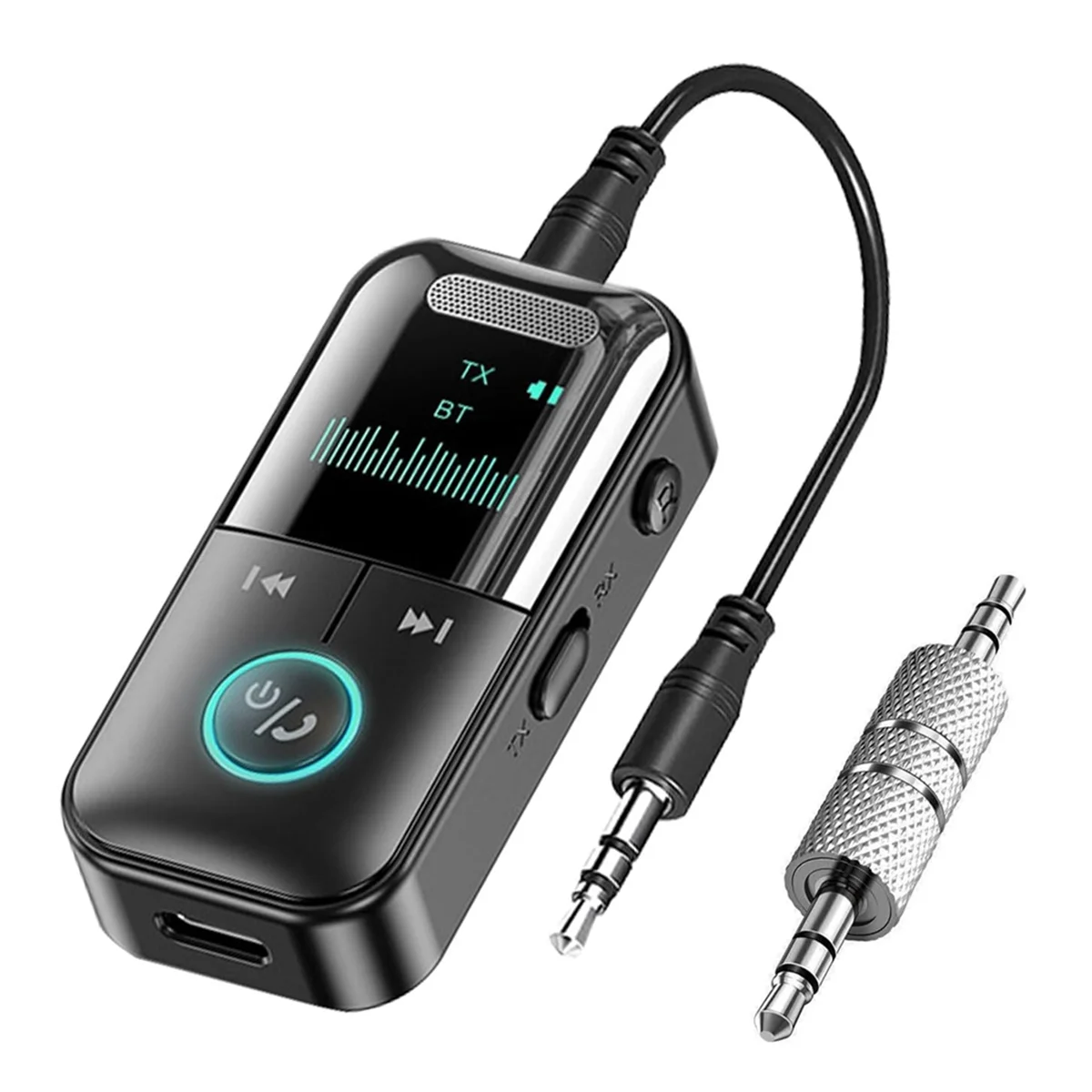 

Специальный передатчик Bluetooth 5.4, приемник, беспроводной Aux Bluetooth-адаптер для телевизора/самолета/автомобиля/HiFi/динамика с аудиоадаптером