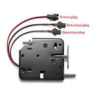Double Detection 12V Electrical Lock Picks Latch Electromagnetic Lock For Electronic Locker Smart Cabinet Lock Status Detection