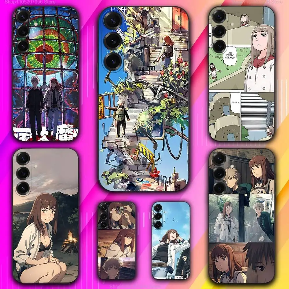H-Heavenly Anime Delusion For Samsung A 73,72,71,53,52,51,41,40,30,22,21,13,12,Note 20,10,9 Ultra Pro 5G Black Soft Phone Case