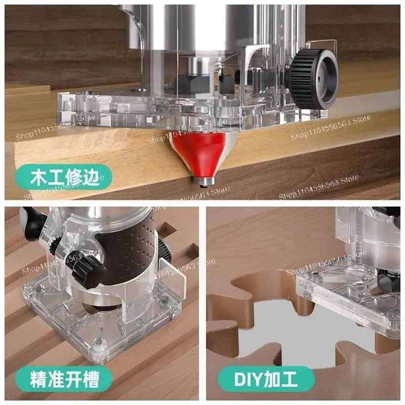 Universal Brushless Li-ion Trimmer Charging Engraver Multi-function Wood Slotting Machine with A3 Battery