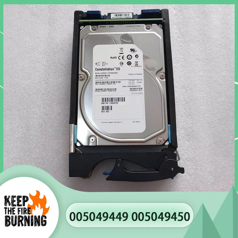 For EMC VNX 2T Hard Disk 005049449 005049450 005050037 005050595 HDD