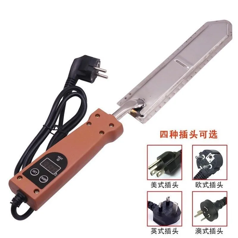 Digital Temp Control Electric Honey Cutter, Heated Honey Cutting Knife with Multi-country Plugs