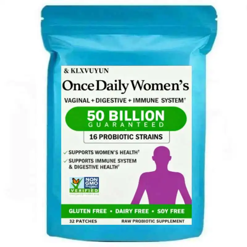 

Пробиотики для женщин и пребиотики, трансплеевые пластыри, 50 миллиардов Cfu для ежедневного пищеваривания женщин L и иммунитетного здоровья