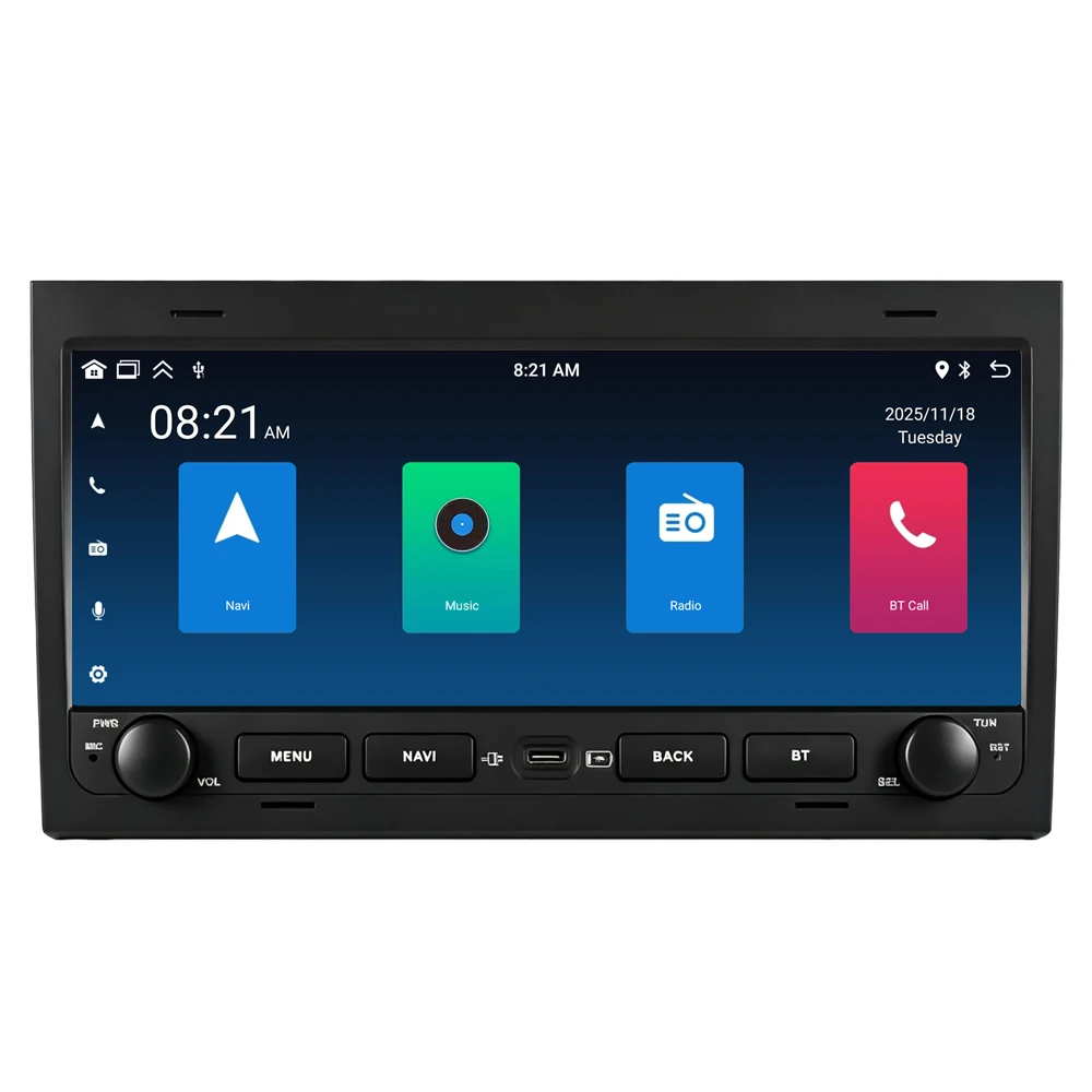 Bezprzewodowy CarPlay i Android Auto, 10,26-calowy ekran dotykowy do samochodów Audi A4 B9 B8 B7 B6 S4 RS4, Seat Exeo. Inteligentne systemy samochodowe, inteligentne radio samochodowe, multimedia, 4G, — 2