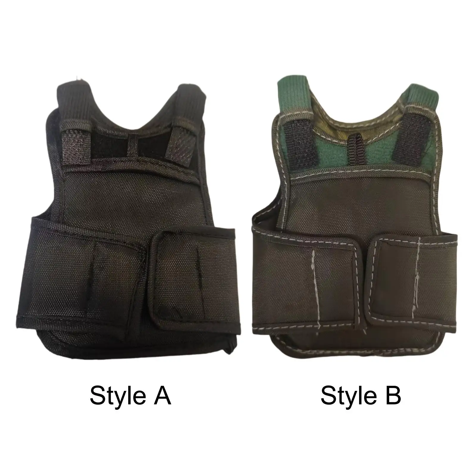 Modello di gilet in scala 1/6 fatto a mano in miniatura per bambola d'azione modello di gilet per bambola modello mini gilet per bambola da 12 pollici vestire accessorio per il corpo