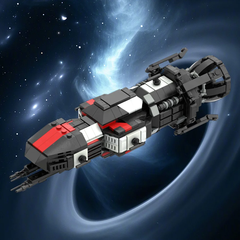 

MOC Rocinante S4 Строительные блоки The Expanse Мини-модель космического корабля Научная серия игрушек для взрослых Коллекционный подарок