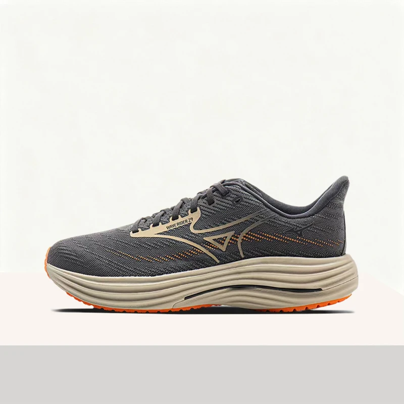 Mizuno WAVE RIDER 29: Breathable, Comfortable, Durable, and Non-Slip Low-Top Running Shoes for Daily Training—Men's J1GC250310