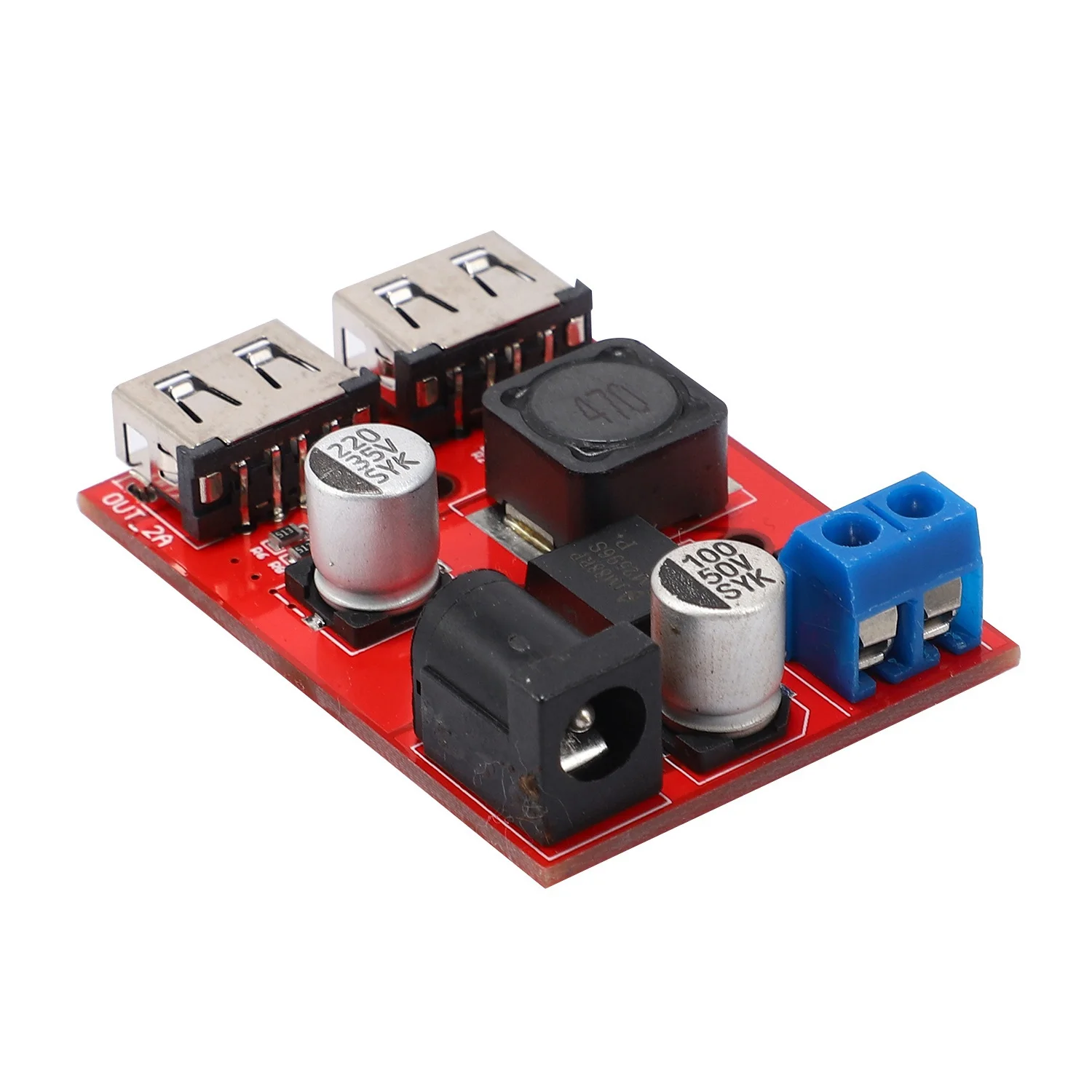 

SWXF LM2596S Dual USB DC-DC 9 В 12 В 24 В 36 В до 5 В 3 А понижающий преобразователь Автомобильное зарядное устройство Модуль солнечного питания