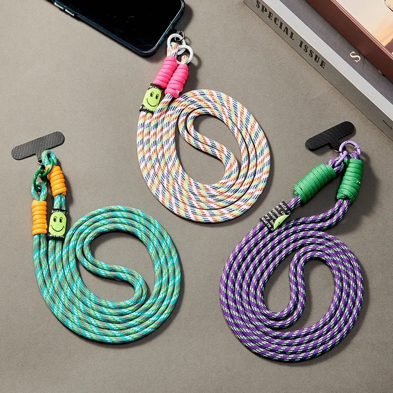 Lanyard for Mobile Phone Case Anti-Loss Long Hanging Neck Rope Fashion Cross-Body Lanyard Wrist Strap Cell Charm for All Phone