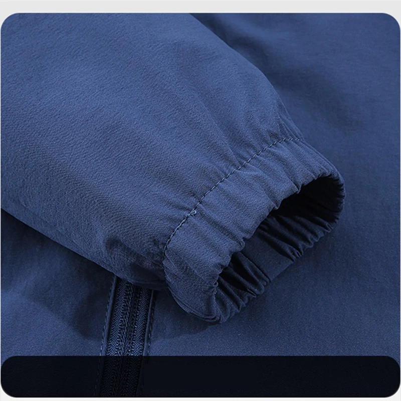 سترة الصيف كبيرة الحجم UPF50 + معطف الجلد طبقة واحدة تشغيل الرجال طبقة واحدة رقيقة الشمس حماية UvProof مقنعين الرجال سترة واقية #5