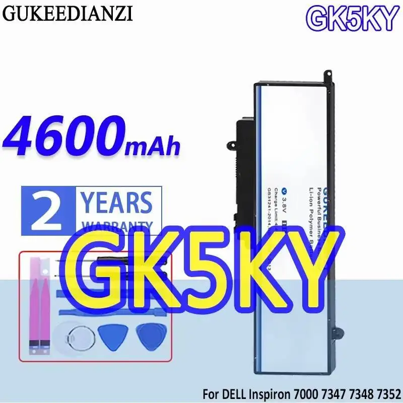 

Laptop Battery GK5KY 4600Mah For Dell Inspiron 13" 7000 Series 7347 7348 7352 7353 7359 11" 3147 3148 15" 7558