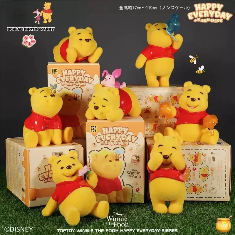 

Винни Пух, несколько стилей, слепая коробка, фигурка, милые интересные детские игрушки, счастливая повседневная коробка-сюрприз, подарок на день рождения, Рождество