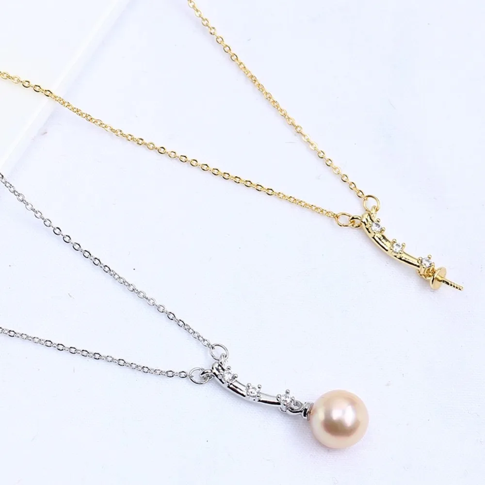 

5pcs Pendant Clasp Bail Connector Copper Plated 18K Gold Pendant Settings Jewelry Findings Parts Fittings Connection Accessories