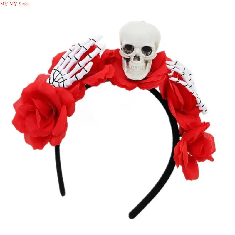 زي ديا لوس موورتو النسائي لعيد الهالوين يوم الموتى سينوريتا إكسسوارات أزياء الهالوين التنكرية