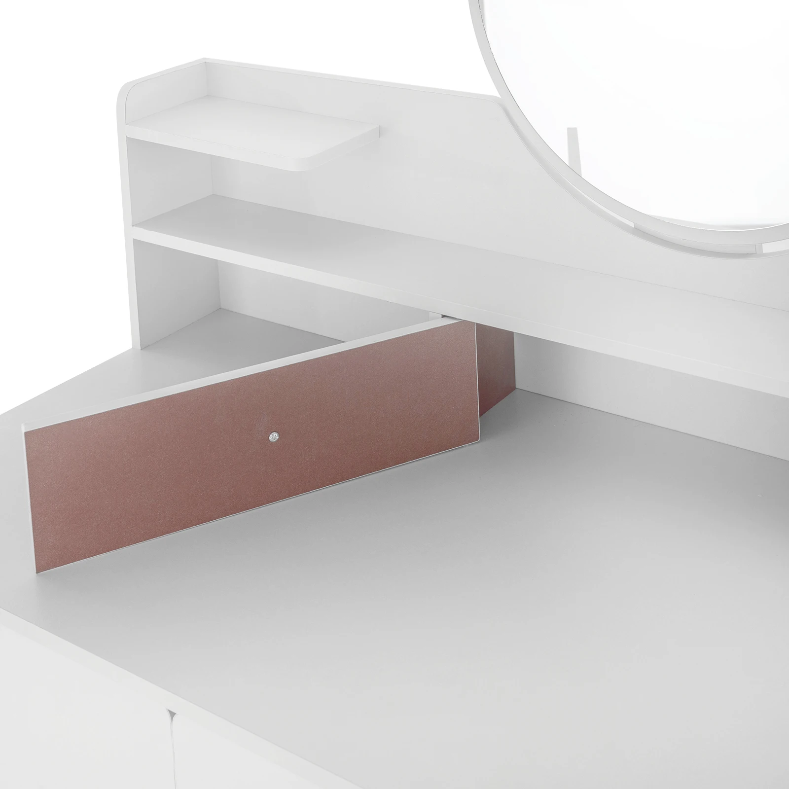 Meja Rias Meja Rias Putih atau Meja Rias dengan 3 Laci & 1 Pintu