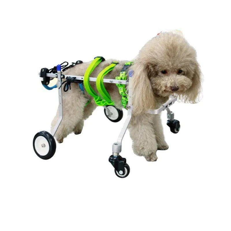 

Dog Pet Small Four-wheel Wheelchair Transportation Simple and Lightweight Cat Auxiliary Car