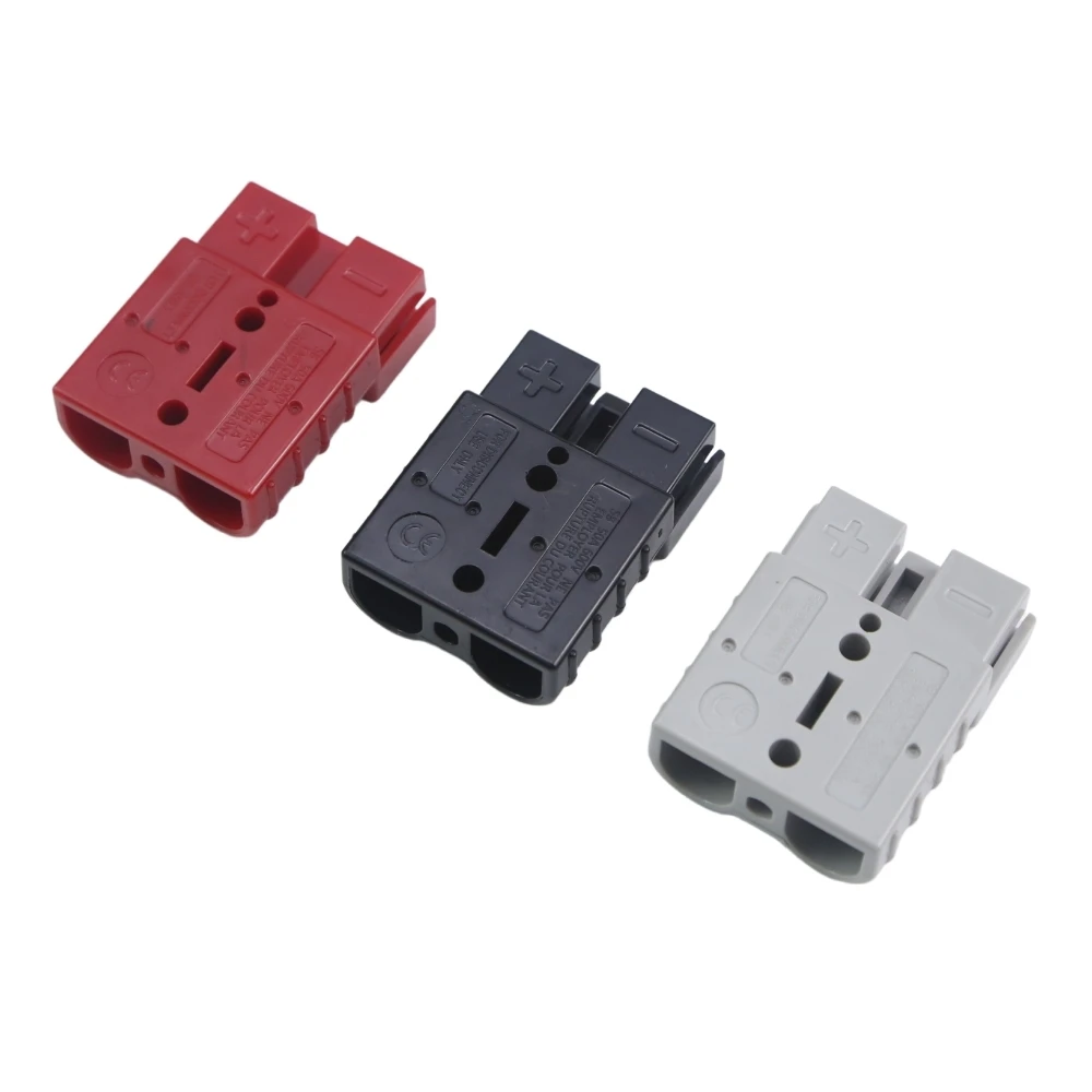 For Anderson 50 Amp Plug Cable Terminal 600V Battery Power Quick Connector Multiple Color Available