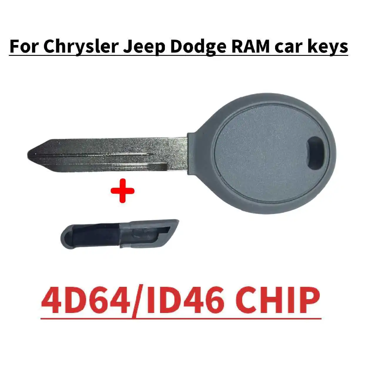 

Дистанционный ключ Jingxin No/ID46/4D64 с чипом-транспондером для Chrysler Town & Country для Dodge Caravan Dakota Neon для Jeep Liberty