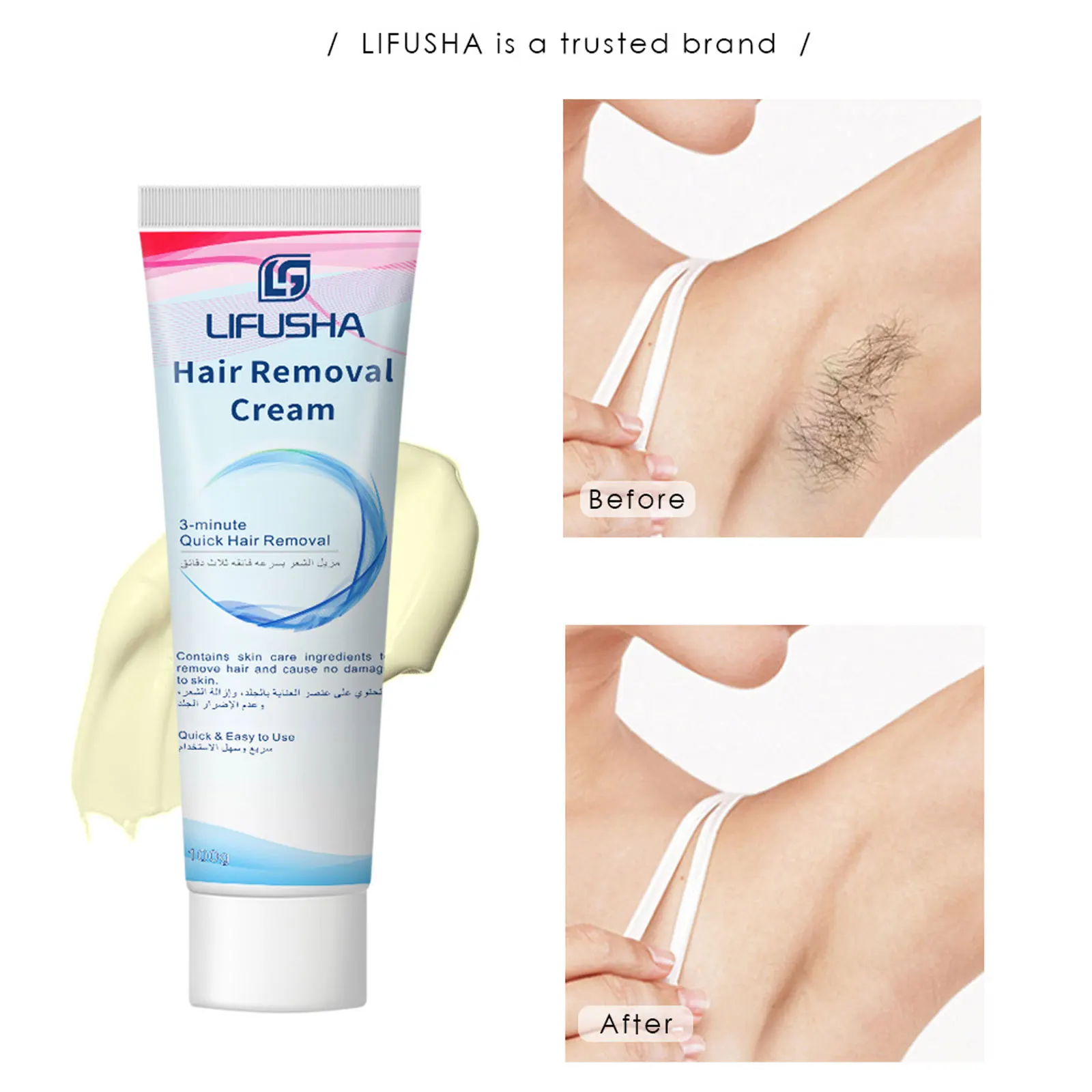 

Hair Removal Cream Permanent Epilator Cream Intimate Areas Health Painless Hair Remover Growth Inhibitor for Woman Men Body Care