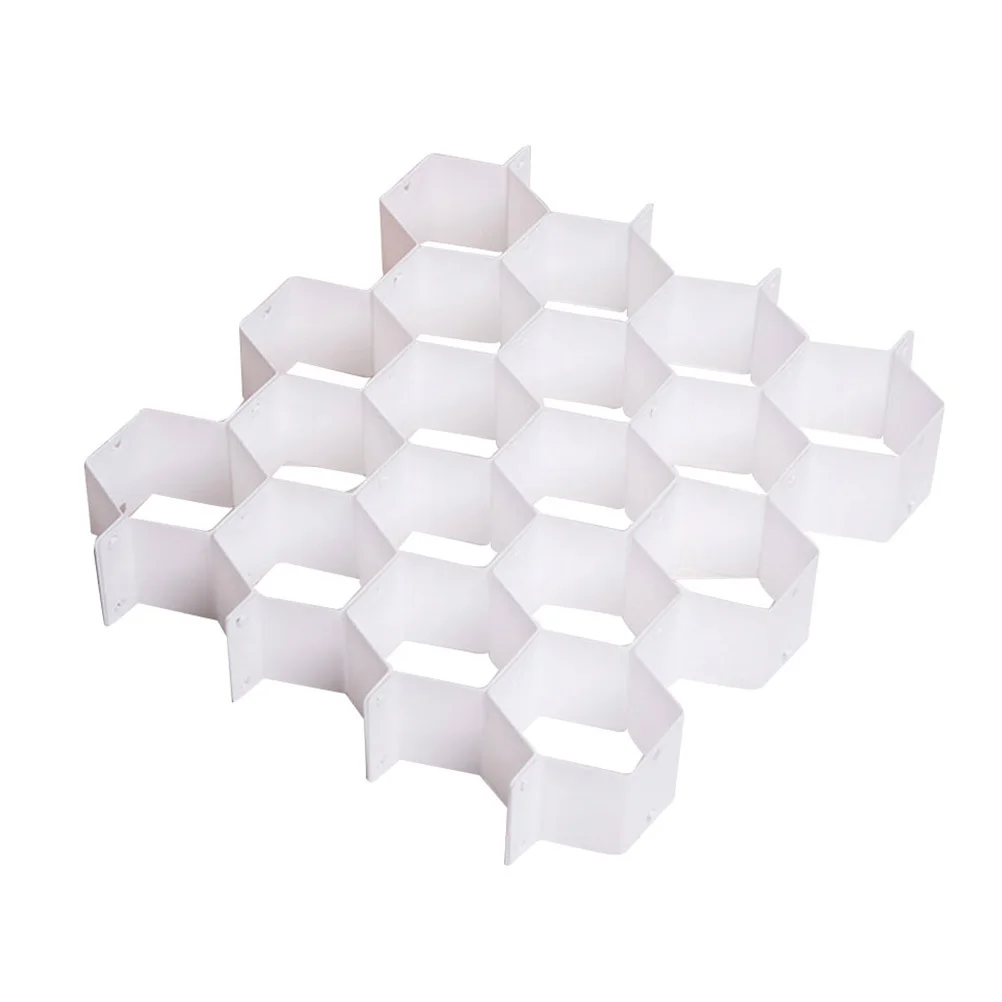 1 قطعة شبكة تخزين درج العسل منظم مدمج تخزين متعدد الأغراض لمستحضرات التجميل والقرطاسية والعناصر الصغيرة