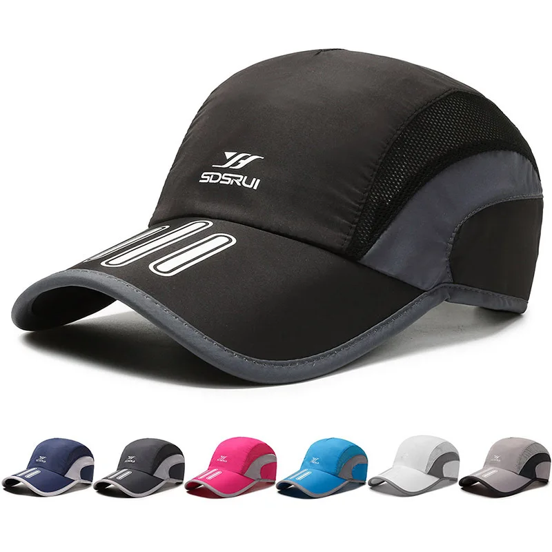 

Summer Quick Drying Breathable Printed Men's Mesh Baseball Cap Women's Sports Beach Sun Hat Outdoor Duck Tongue Sun Hat B137