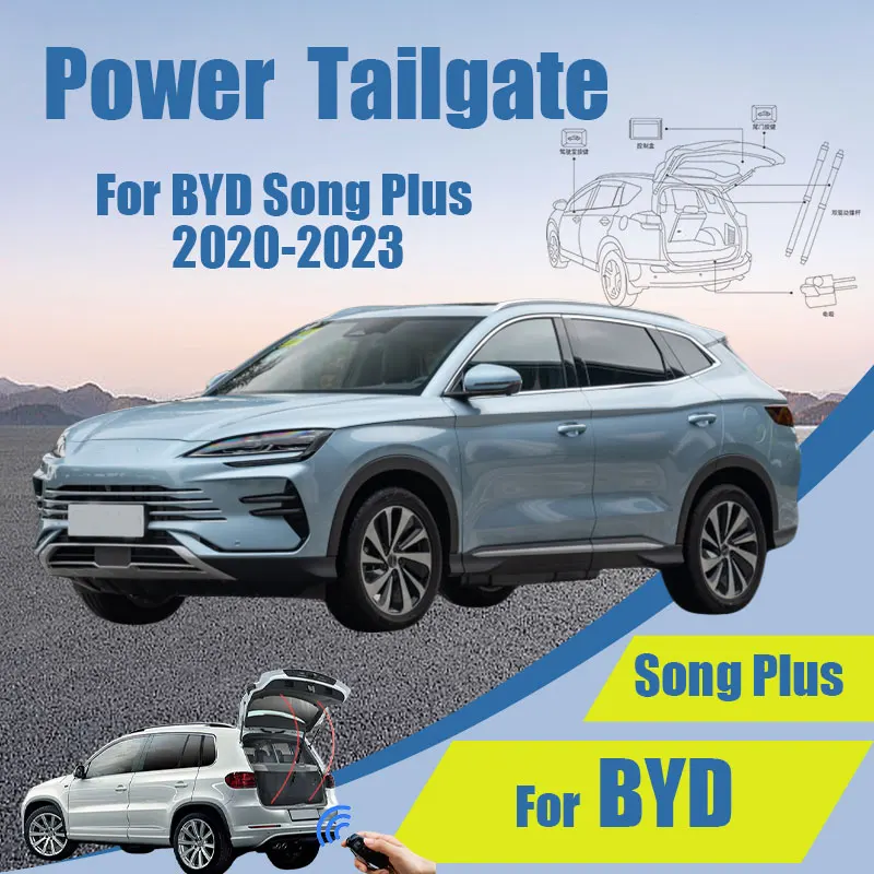 

For BYD Song Plus 2020-2023 Car Electric Tailgate Modified Auto Intelligent Power Trunk Automatic Lifting Door