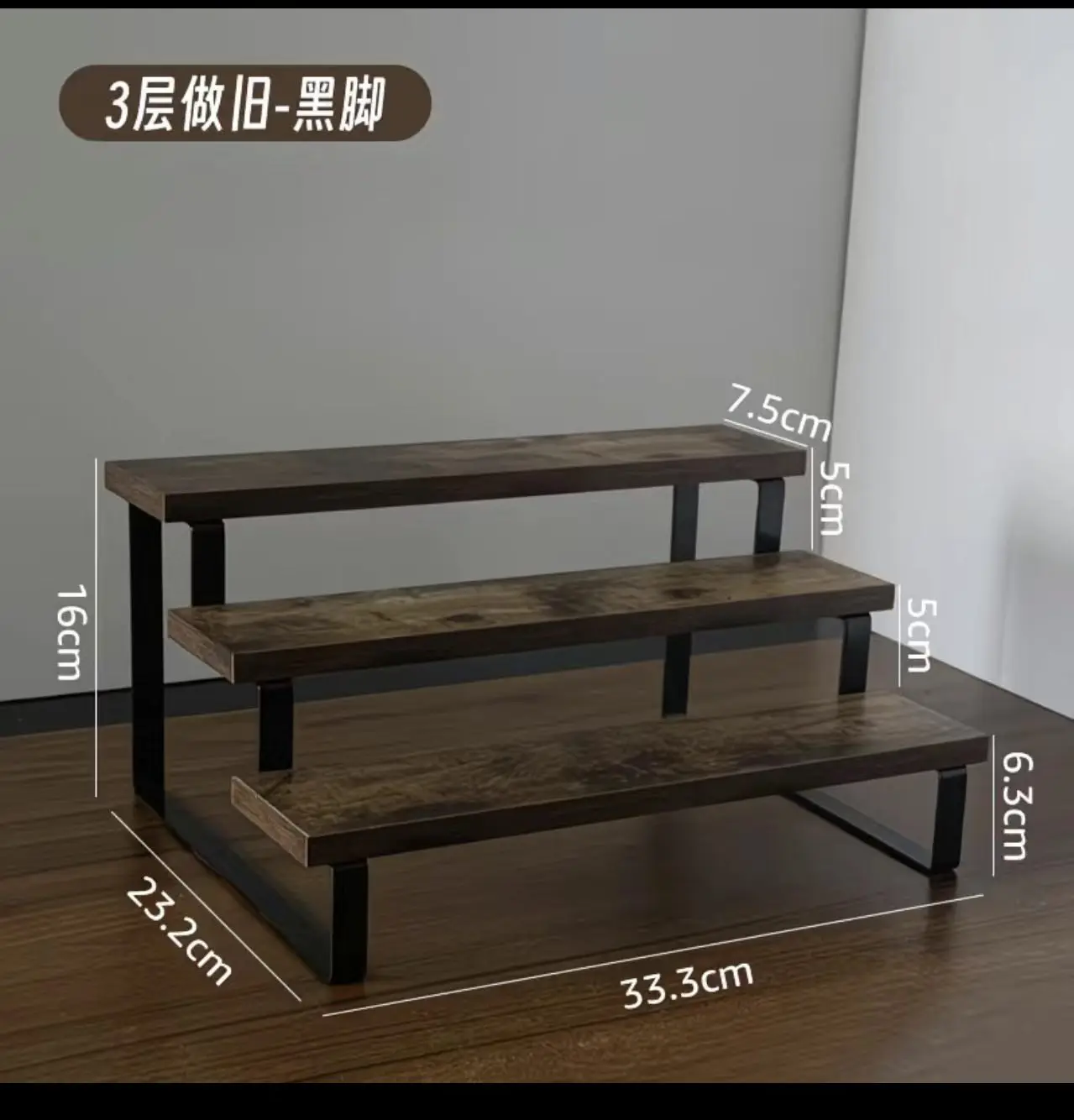 

3-Tier Wooden Spice Rack Organizer for Cabinet, Expandable Spice Rack Shelf Organizer for Kitchen Cabinet Countertop