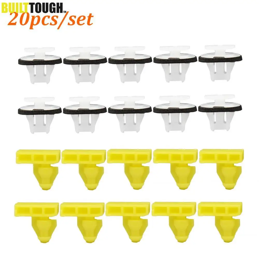 20x Wheel Arch Surround Trim Clips For Nissan Juke X-Trail T31 Murano Wing Moulding Clip Auto Bumper Rivets Car Accessories