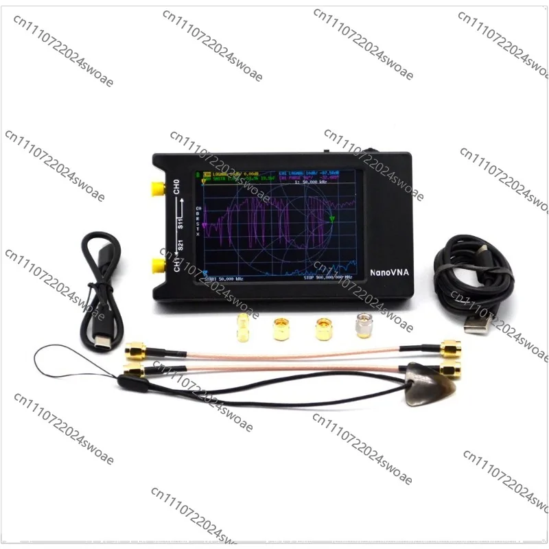 4 Inch NanoVNA-H4 Vector Network Analyzer, Antenna Analyzer, Shortwave MF HF VHF UHF