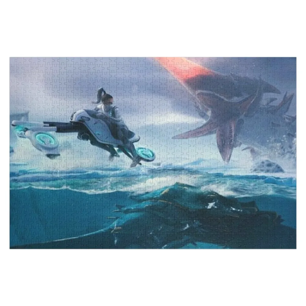 subnautica below zero cover Jigsaw Puzzle Custom Gifts Custom Photo Animal Wooden Name Custom Personalized Puzzle