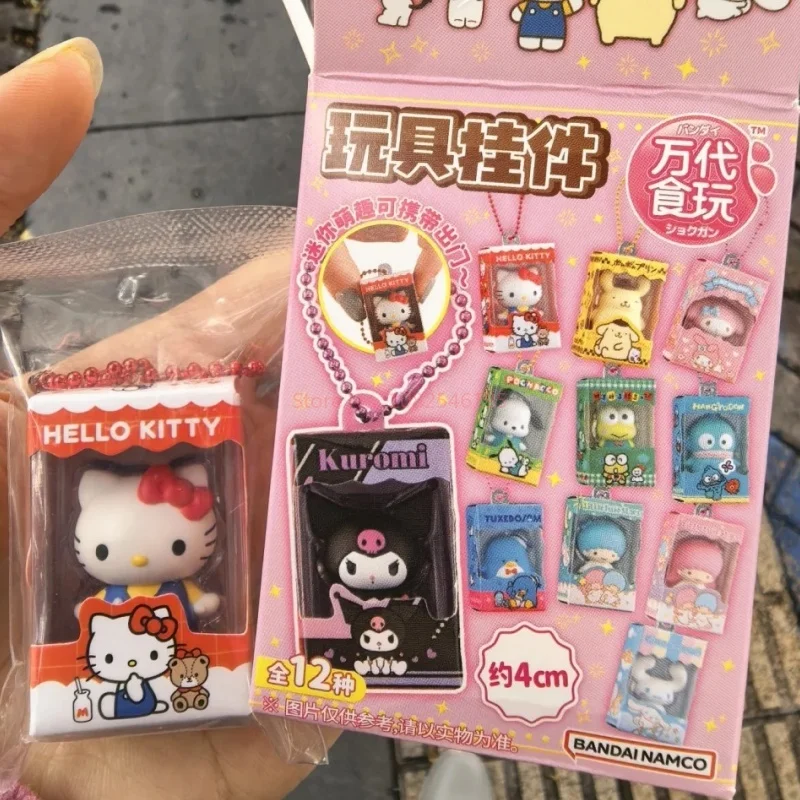 Genuine Sanrio Mini My Melody Rice Grain Series Blind Box Kuromi Hellokitty Cinnamoroll Little Twin Stars Charms Cute Gift Toy