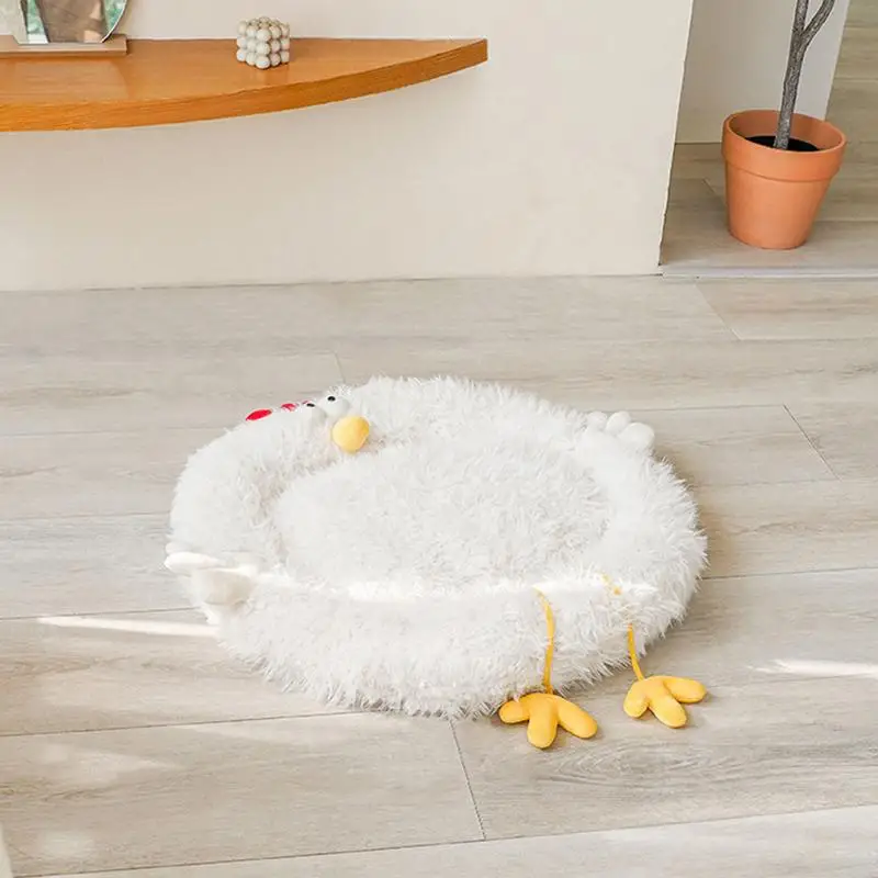 

Self-Warming Cat Bed Cat Mat Bed Chick-Shaped Dog Warming Pad Creative Thermal Pet Pad Cat Warmer Mat For Sofas Floors Pet Beds