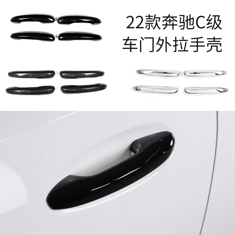 

Car Door Handle Bowl Trim Cover For Mercedes Benz W206 C200 C220 C260 C300 C Class 2022 Decorative Frame Car Styling Accessories