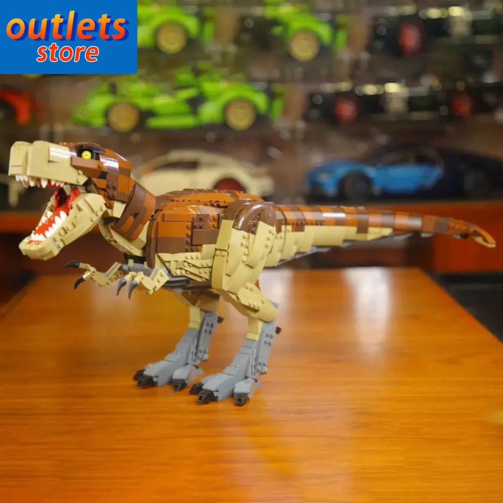 Creative Expert Ideas Tyrannosaurus Rex T. Rex Rampage Dinosaur 611001 1813Pcs Moc Bricks Modular Building Blocks Model Boy Toys