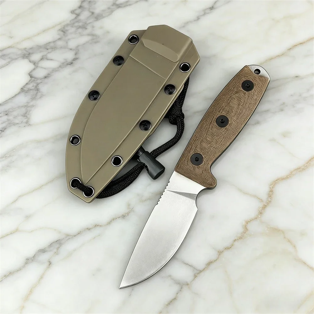 

Нож с фиксированным клинком из стали D2, рукоять G10, для охоты, кемпинга, выживания, туризма, прочный режущий инструмент, подарок для мужчин