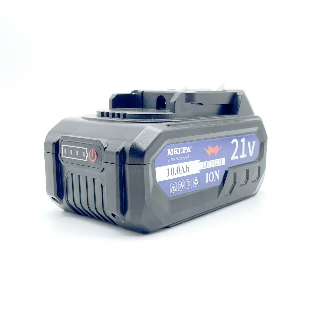 21V 21700 5S2P Makita battery, 10.0Ah, Suitable for electric tools such as Makita drills, chain saws, and grinders.charger