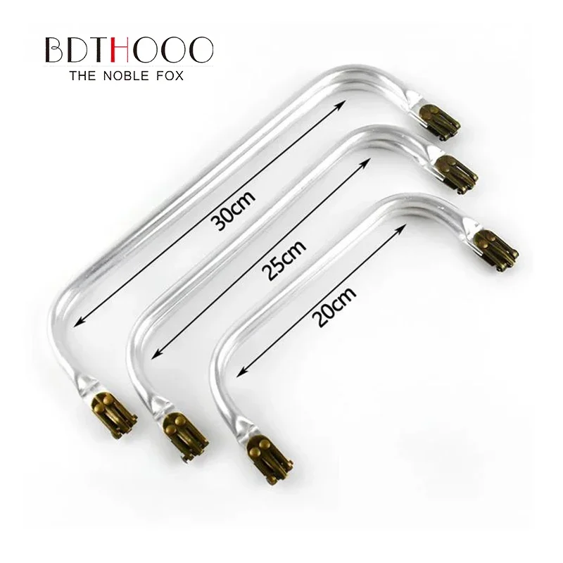 Bronze Bag Frame for Purse Doctor Metal Aluminium Tube Handle Clutch Parts 16cm 18cm 20cm 25cm 30cm 40cm Bag Frame Accessories
