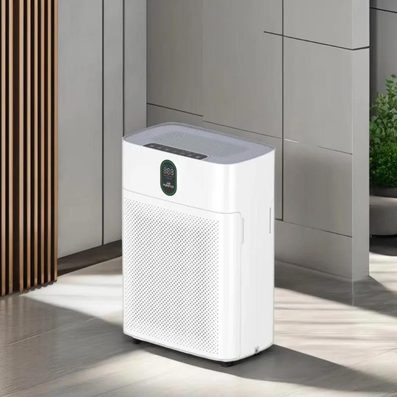 Pet Desktop Room Air Purifier for Home H13 True Hepa Filter Home Air Purifier Machine with PM2.5 Sensor