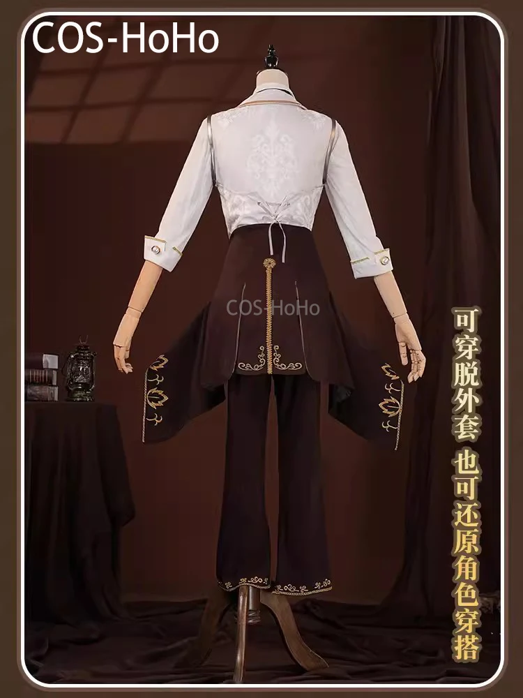 COS-HoHo Identity V Luca Balsa Prisoner Graduation Day QiZhen Fashion Game Suit Uniform Cosplay Costume Halloween Party Outfit