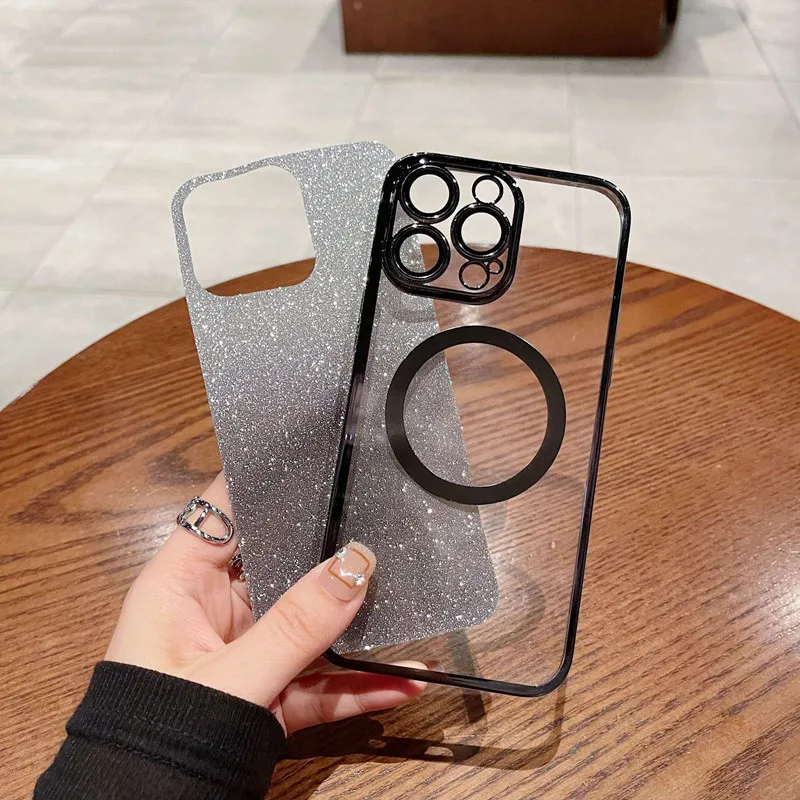 Glitter Plating Magnetic Ring Phone Case For Infinx Hot 9 10 11 12 20 30 Play 11S NFC Hot 40 50 Pro Plus 30i 40i 50i Soft Cover #5